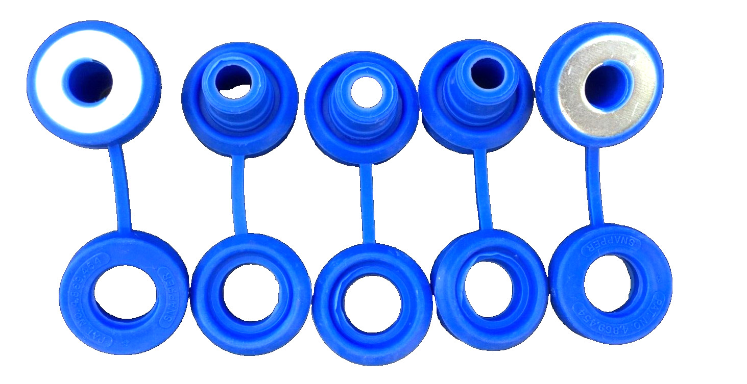 5x Hi Temp Blue Anti Vibration Exhaust Hanger Rubber Snapper Grommet