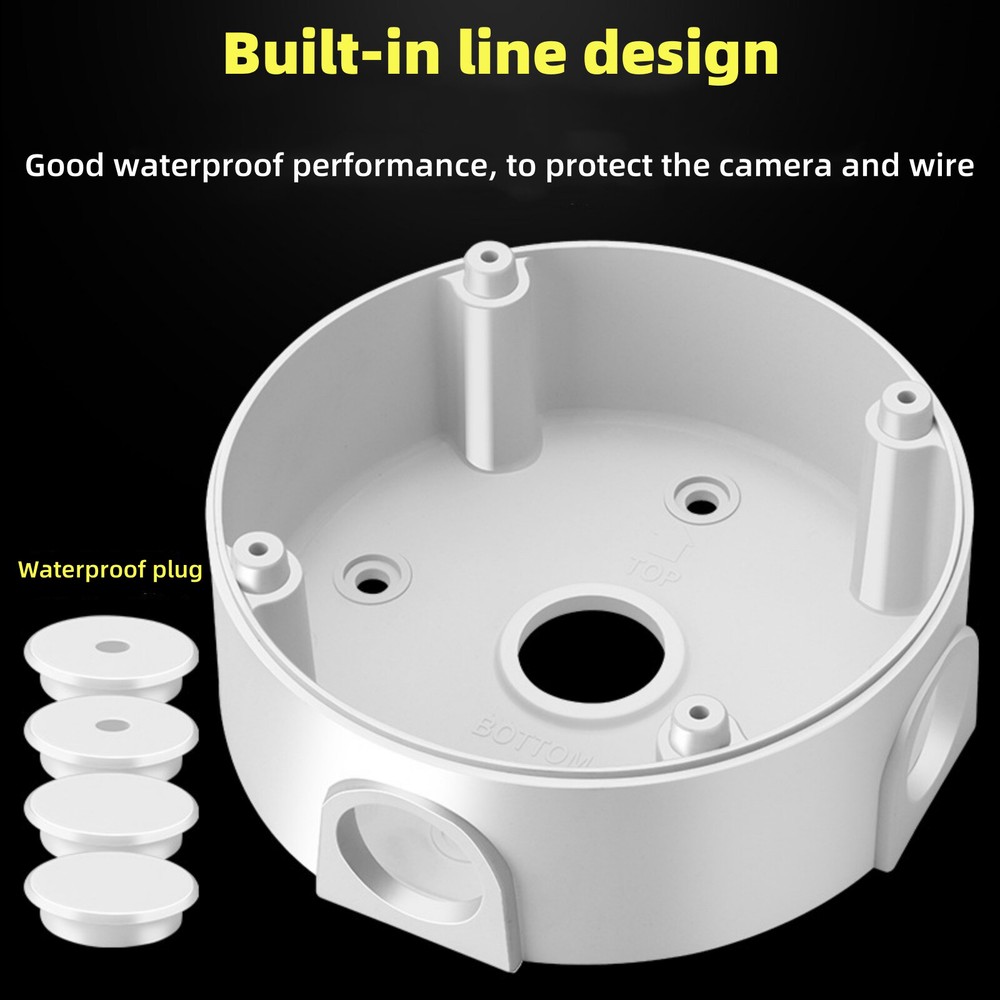 New Deep Base Junction PC Box CCTV Bullet Dome Camera Wall Mount Bracket