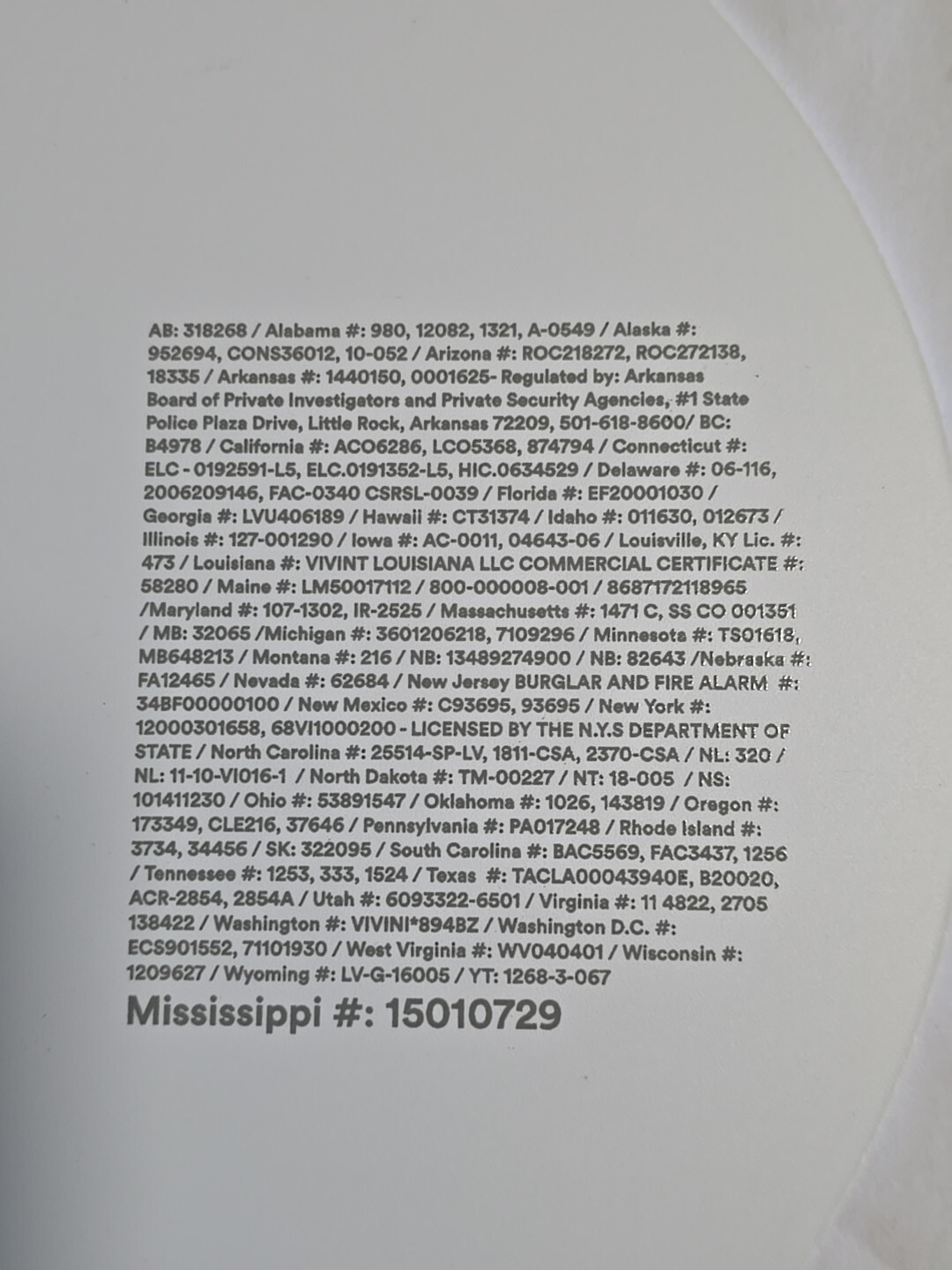 New Vivint Yard Security Sign. No post Included Only Sign 1 Pc