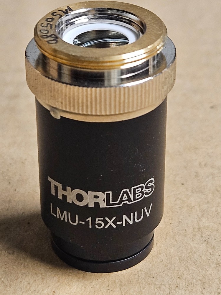 Thorlabs LMU-15X-NUV Microscope Objective 15X UV Compatible RMS Thread