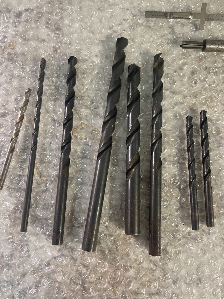 TOOLS Punches, new tap misc drill bits see pictures