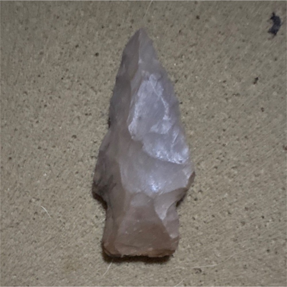 Flint Knapped Stone Arrowhead Native American US Artifact
