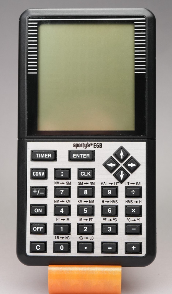 Sporty’s E6B Electronic Pilot Flight Computer w/ Manual Case & Reference Card