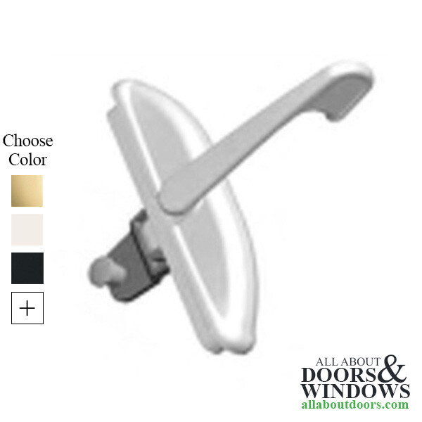 Roto PRO Casement window handle, SP Bend, Mush