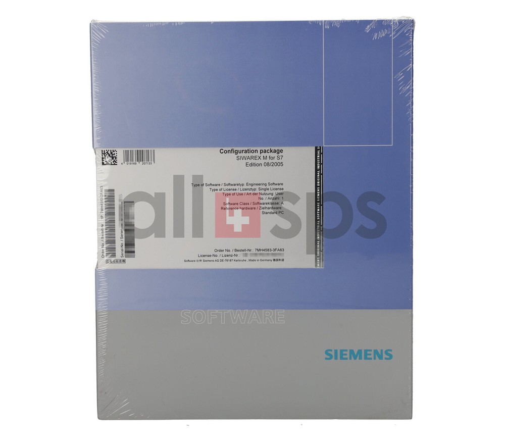 SIEMENS DESIGN PACKAGE SIWAREX M - 7MH4583-3FA63 (NS)