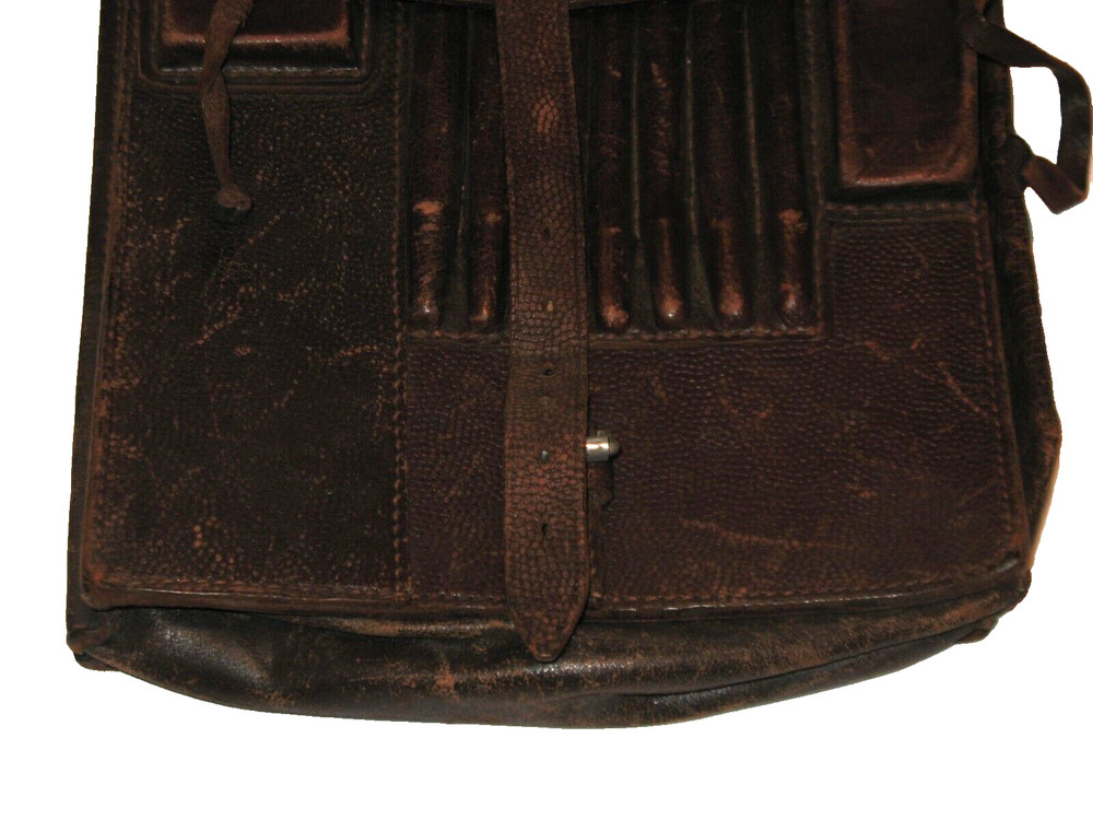 WW 11 War German Map Case Makers Name Printed Extra Nice Original Condition