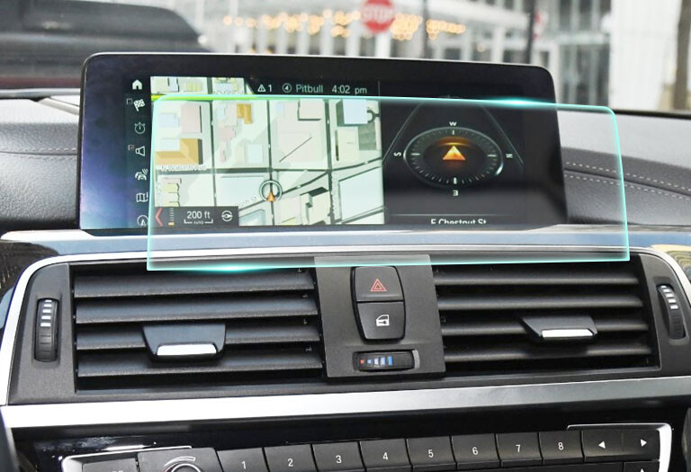 Crystal Clear Screen Protector for 2018 BMW 340i Vehicle Navigation