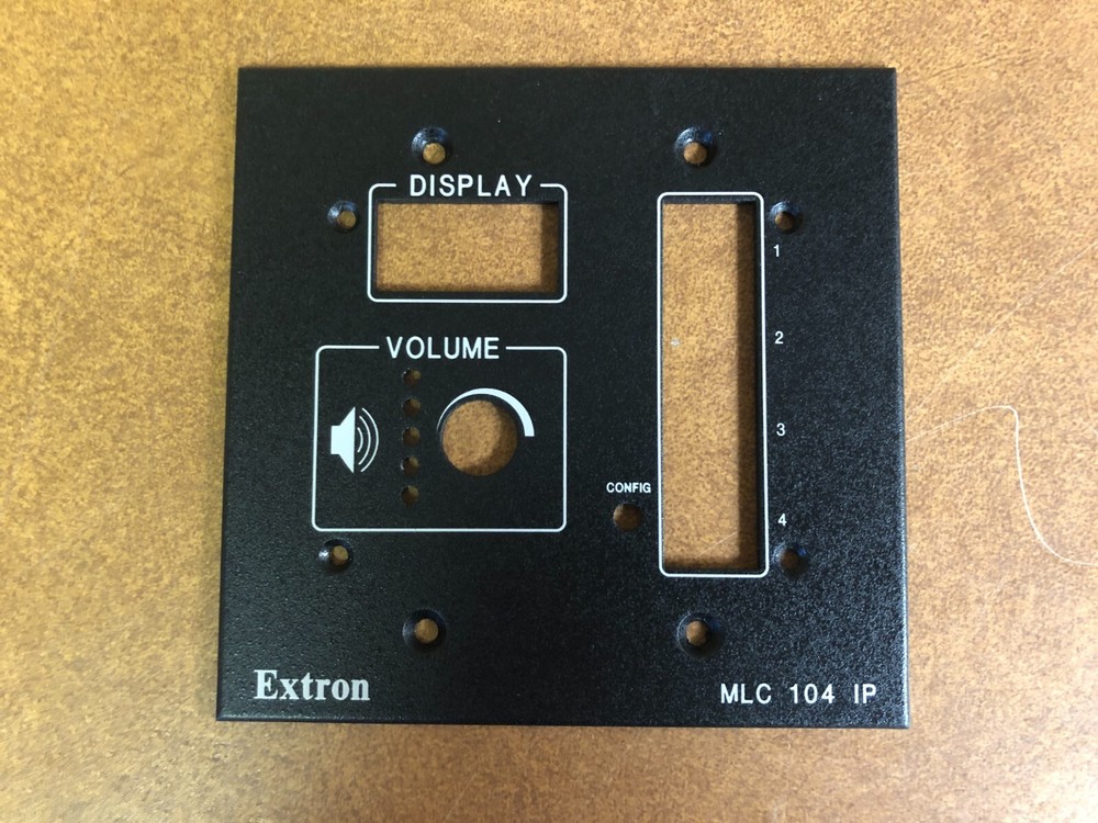 Extron MLC 104 IP PLUS Media Controller Black Face Plate