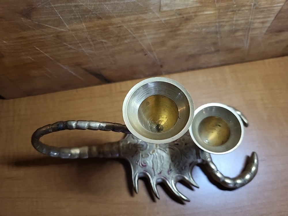 Vintage Bronze Candle stick holders