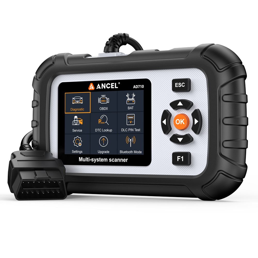 ANCEL AD710 Auto Scanner Check Engine Light Reader with EPB Reset For Jeep