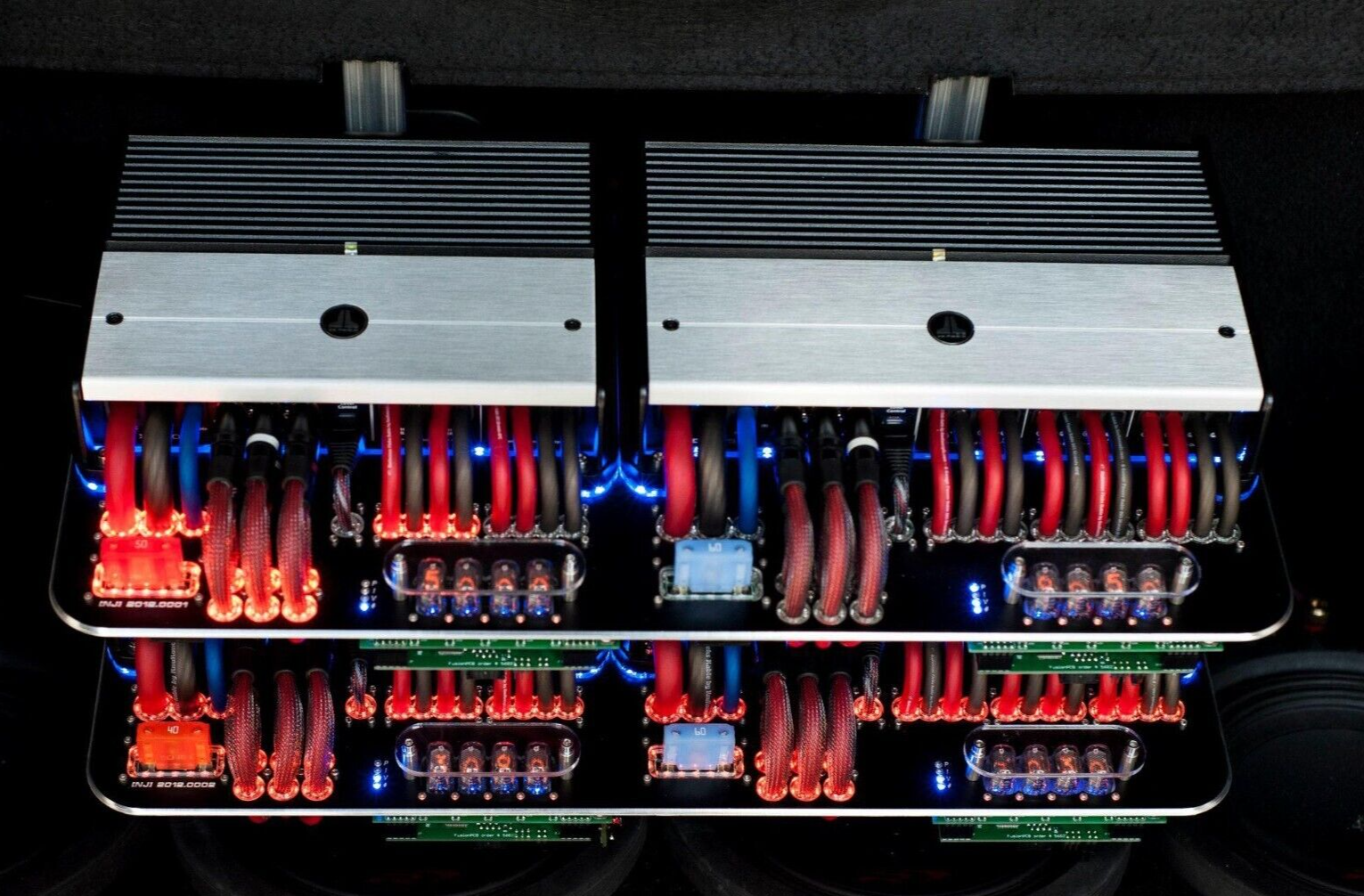 0 Gauge RED Snakeskin Power Gr 100% OFC Copper Cable 1/0 AWG W/TERMINALS