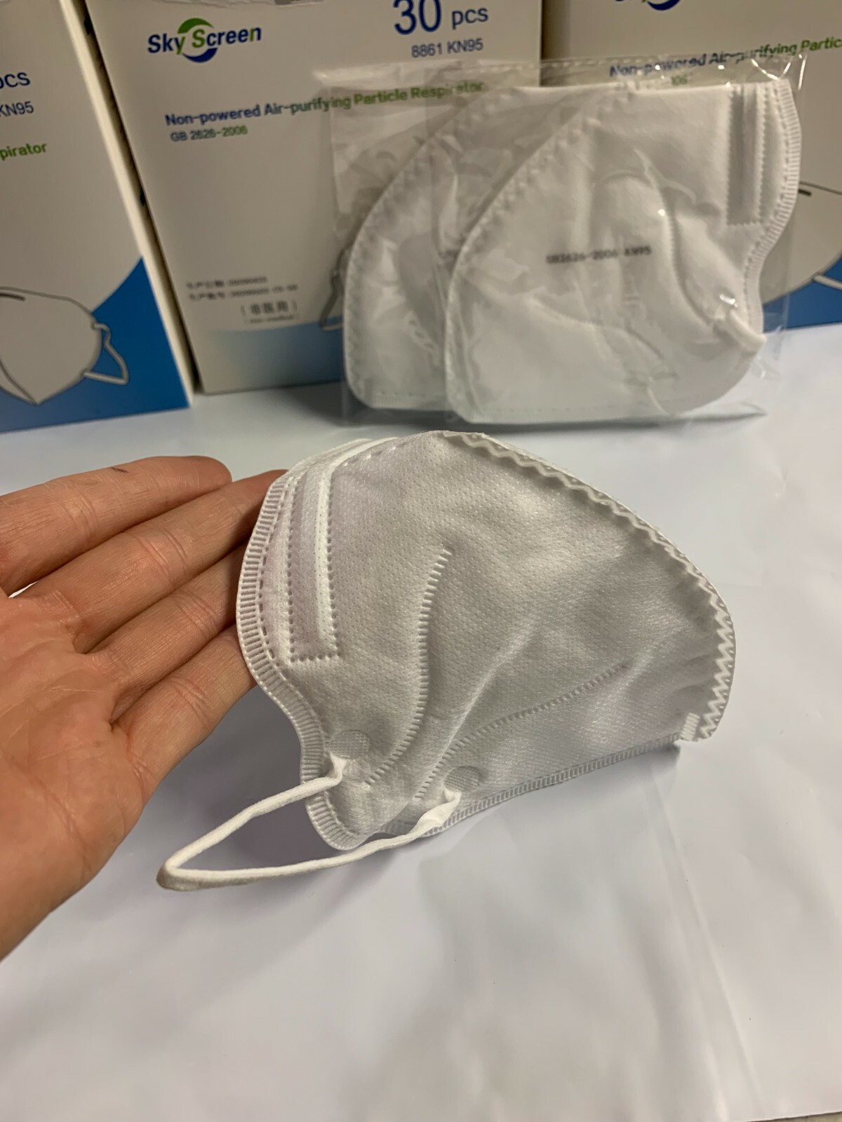 10-100 Pcs KN95 Protective Face Masks BFE 95% Disposable Individually Sealed