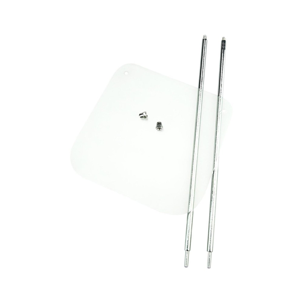 Glass Grinder Shield 7\"x6.3\" with Brackets Screws