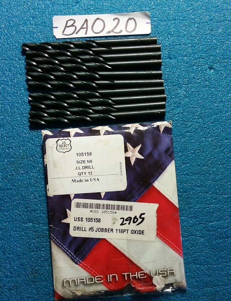 DRILL  #5  JOBBER  118PT OXIDE  ( 10 PCS )
