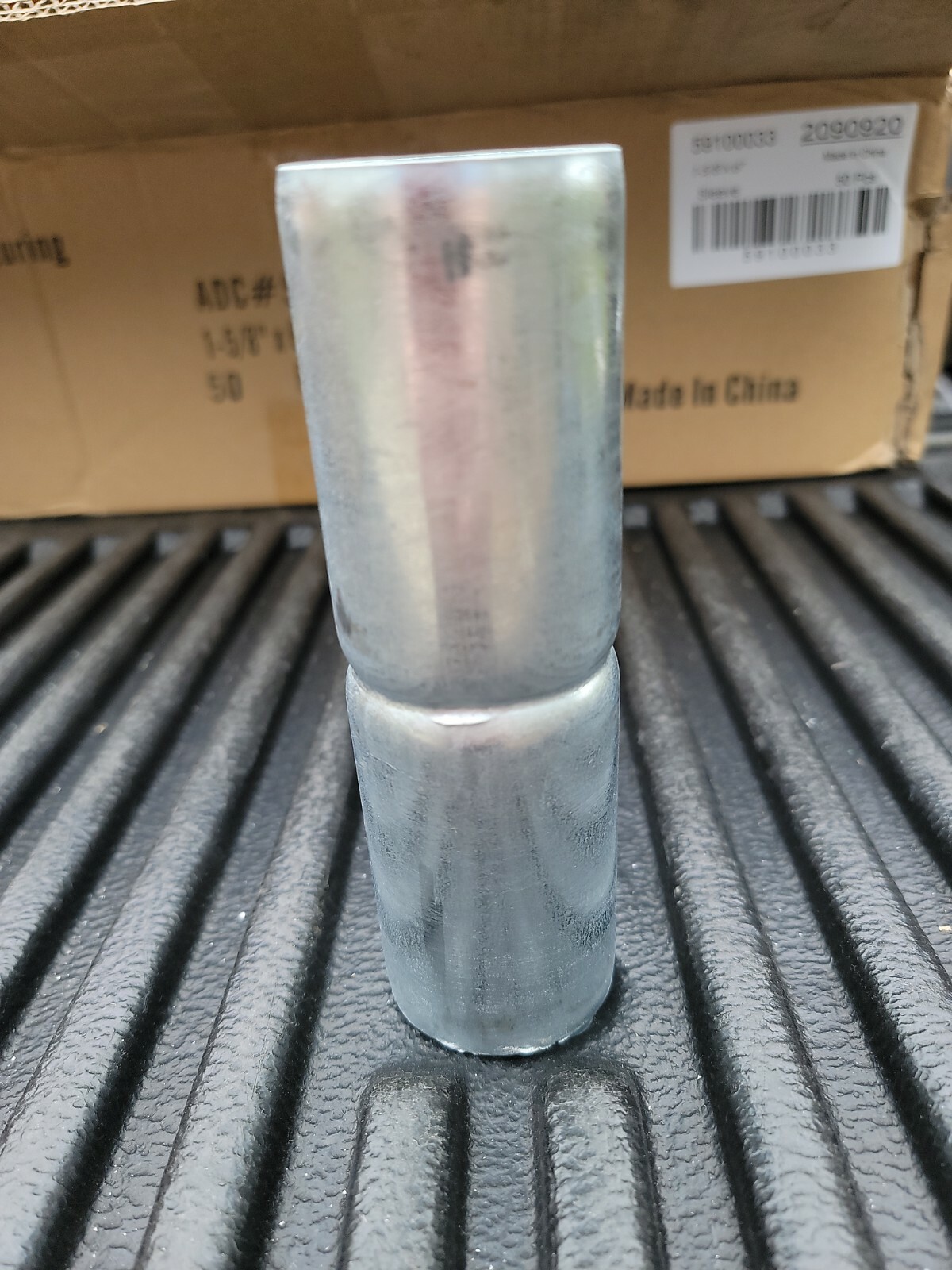 Chain Link Fence Top Rail Sleeve 1-5/8" X 6" Chain Link Fence Pipe Lot of 5