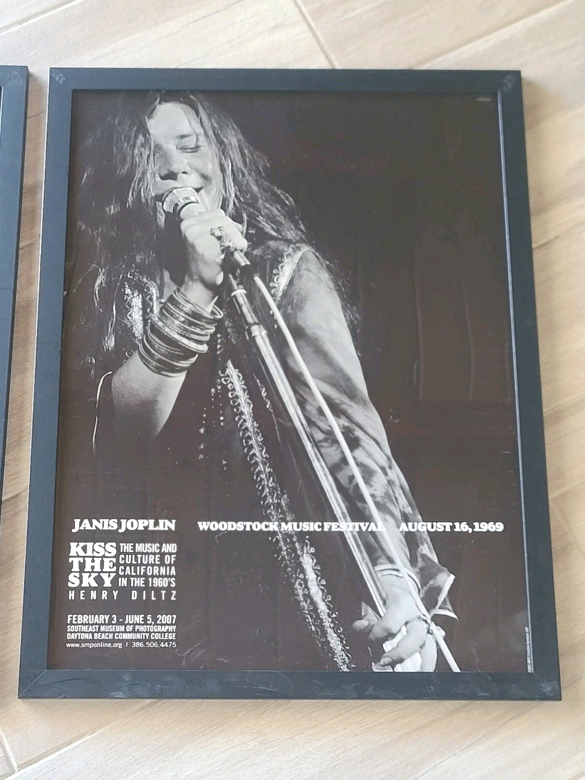 (2) Jimi Hendrix & Janis Joplin Posters! Authentic 2007 Henry Diltz Images! Rare