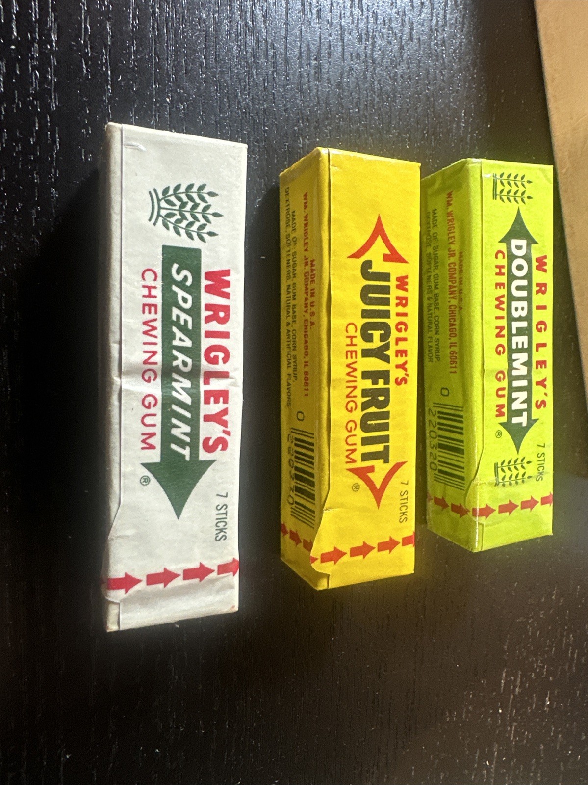 Wrigley GUM 3 pack Fun Box Gift Variety Display RARE