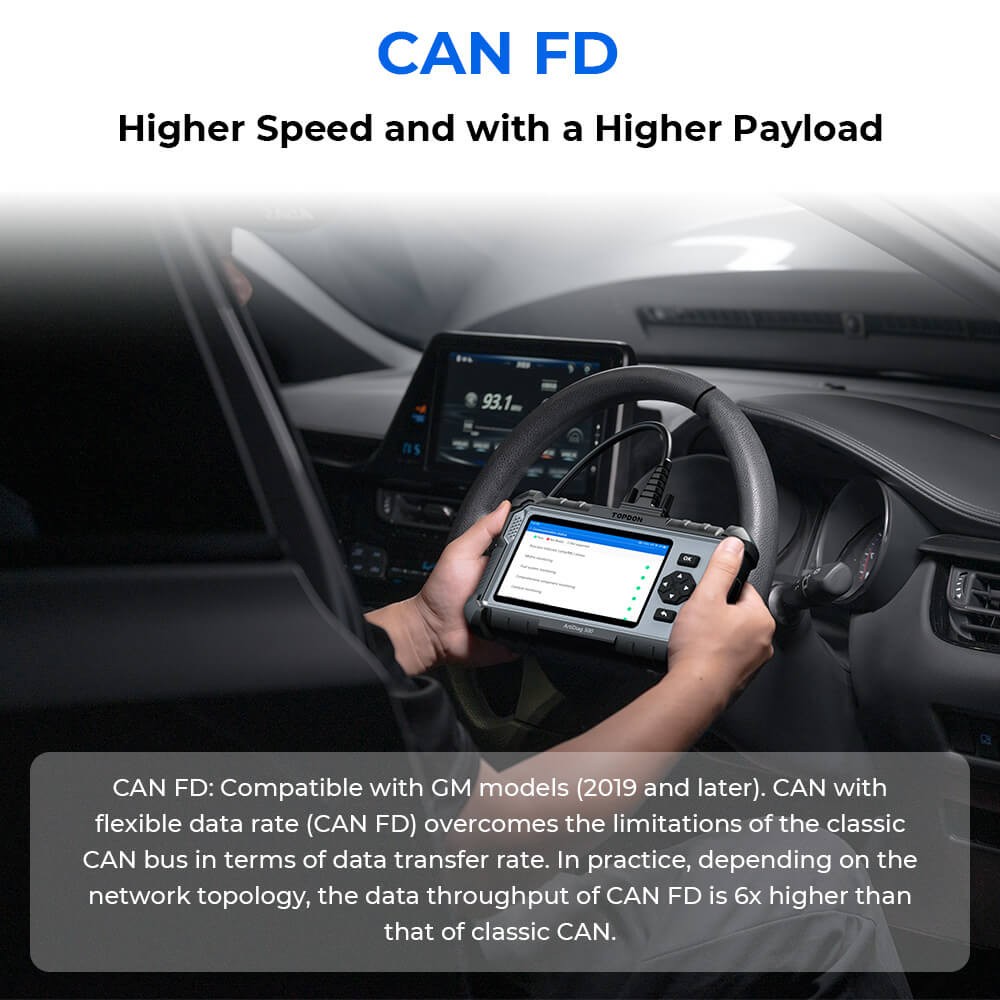 TOPDON ArtiDiag500 OBD2 Scanner Engine BMS Code Reader Car Diagnostic Scan Tool