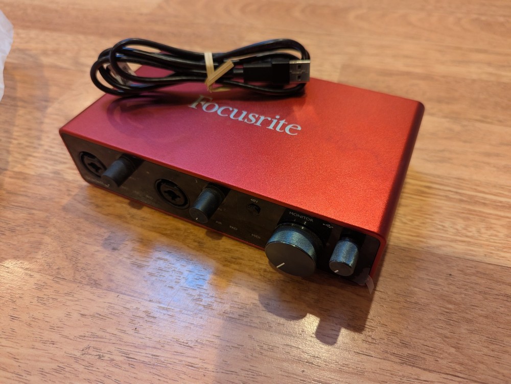 Focusrite Scarlett 4i4 3rd Gen 4x4 USB Audio Interface Used MINT CONDITION