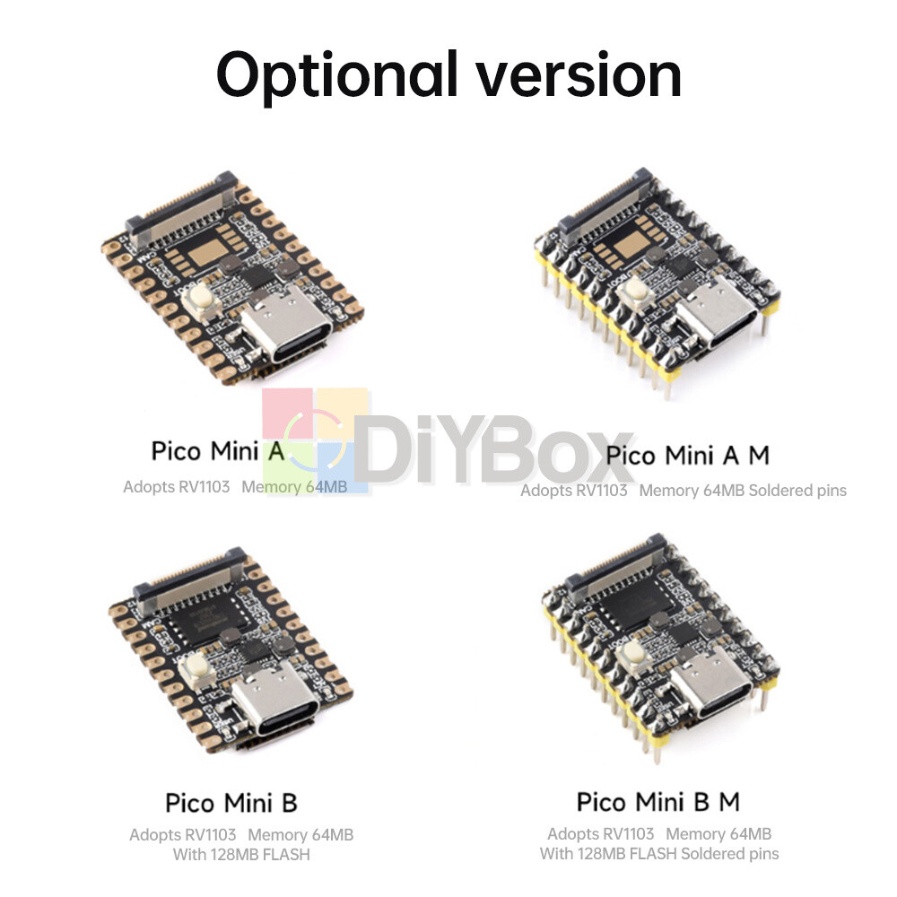 LuckFox Pico Mini Linux RV1103 Chip AI Development Board + 128MB Flash Type-C