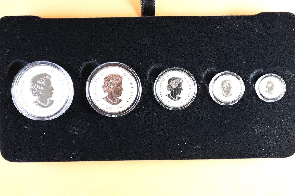 2015 Canadian Fine Silver Maple Leaf Fractional Coin Set