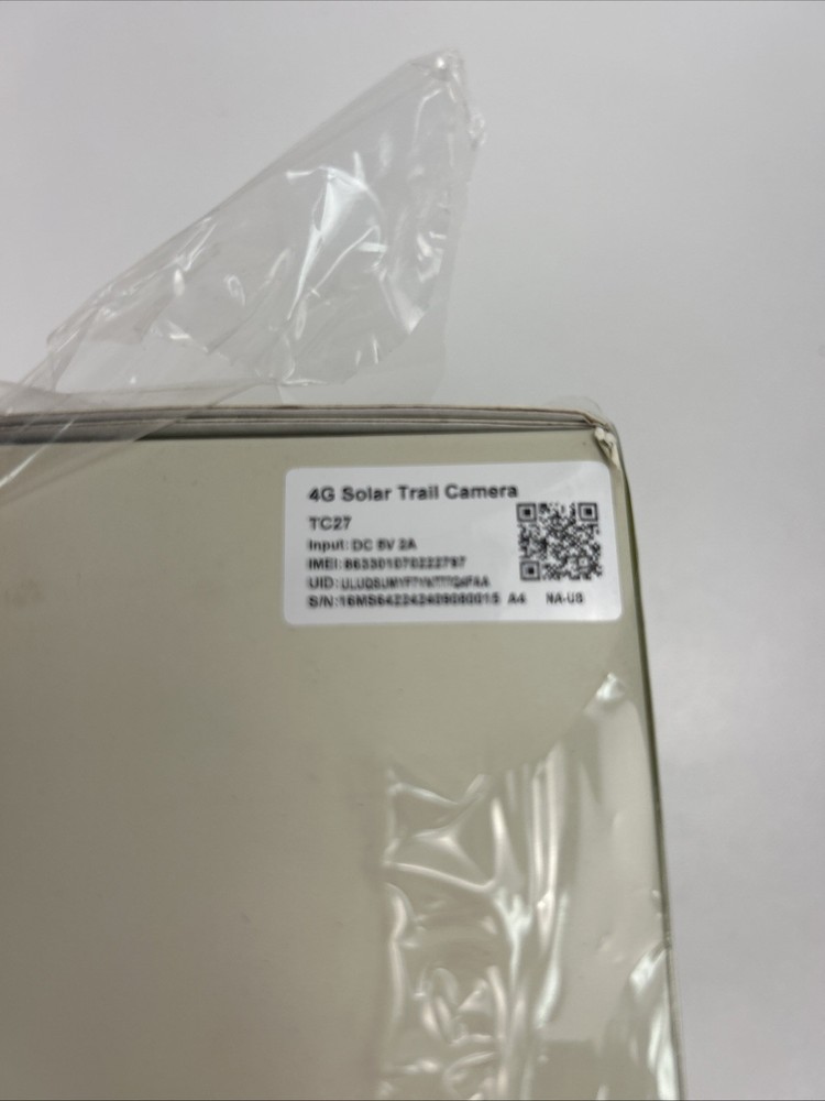 4G Solar Power Trail Camera. SC