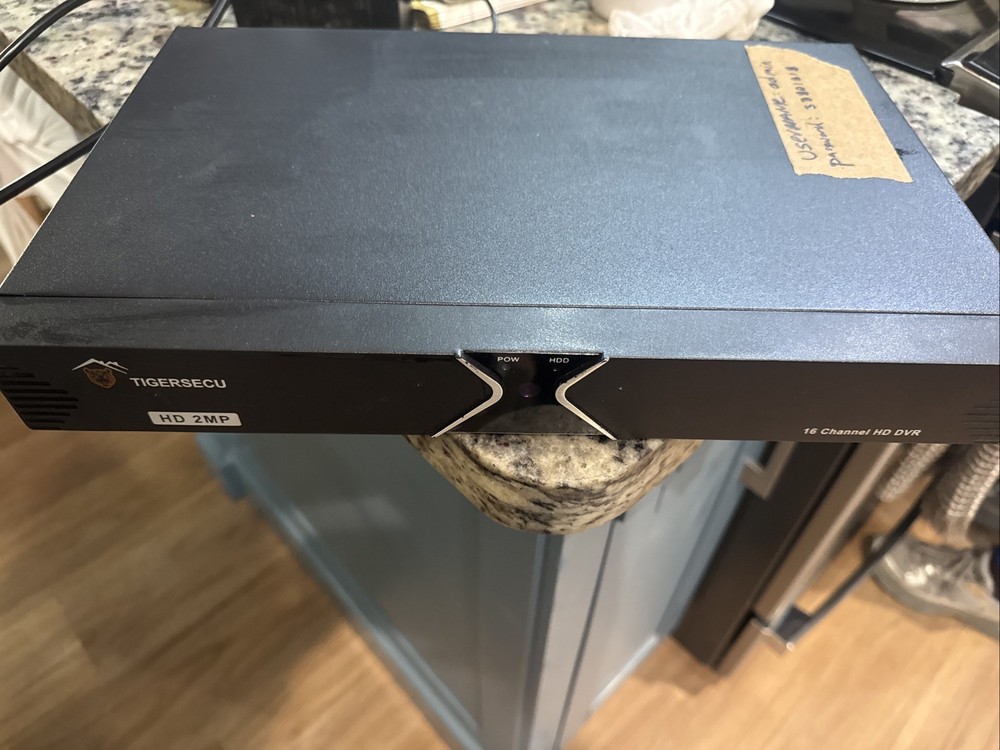 Tigersecu dvr TS-402T16-2TB Tested + Factory Reset
