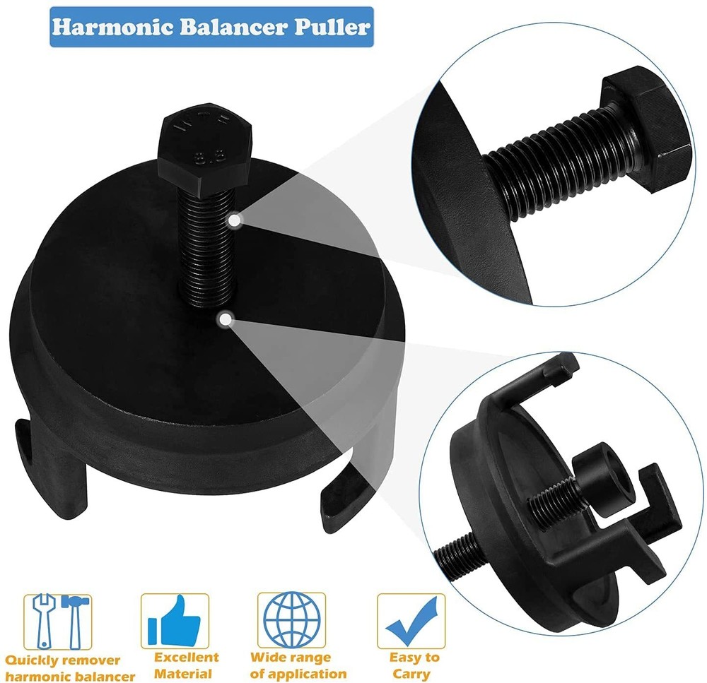 25264 Harmonic Balancer Puller Quickly Removes for GM Dodge Jeep Chrysler