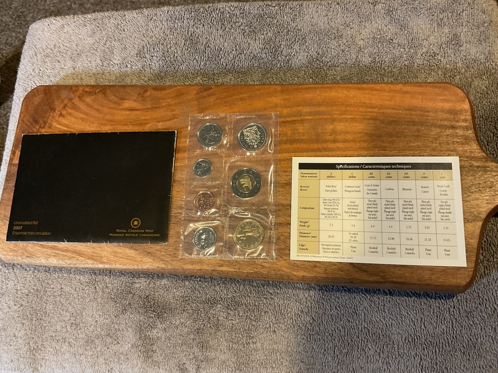 2007 CANADIAN UNCIRCULATED COIN SET