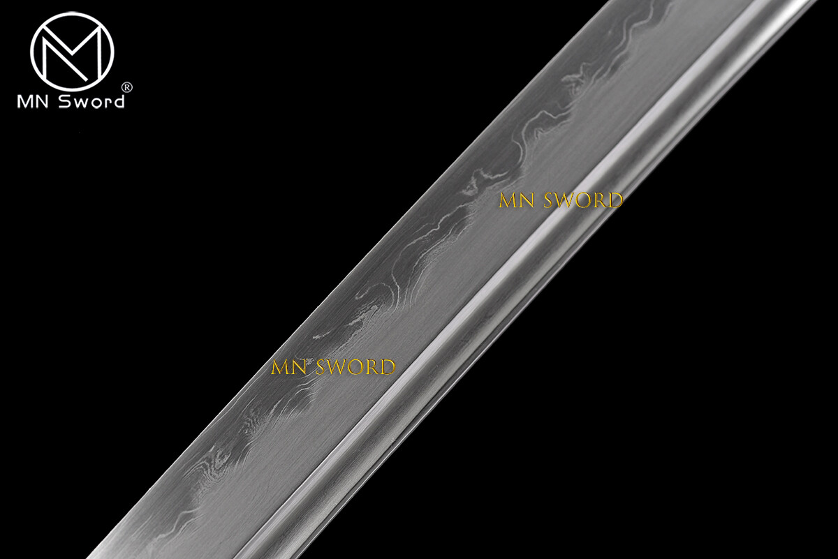 Hand Polished Japanese Samurai Katana Sword Honsanmai Clay Tempered Bare Blade