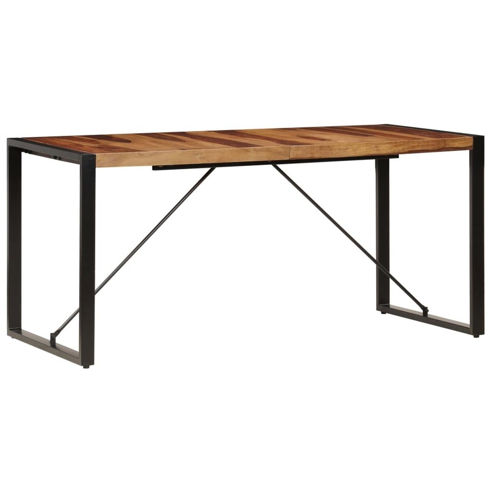 Dining Table Kitchen Table Dining Room Dinner Table Solid Acacia Wood vidaXL