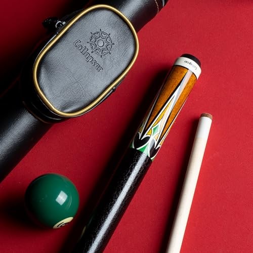 CA Pool Stick with 1X1 Hard Case,58" 19 ounce CA010+Joint Protector+Hard Case
