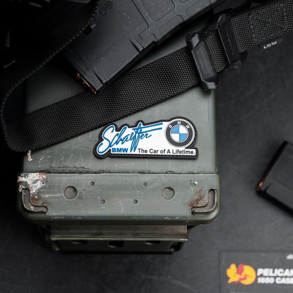 Ashley Schaeffer BMW PVC Morale Patch