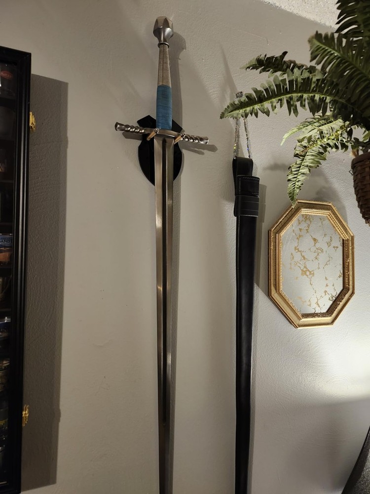 Sword Wall Mount Display Stand Hook for Dagger, Axe, Keyblade - Vertical Hanger