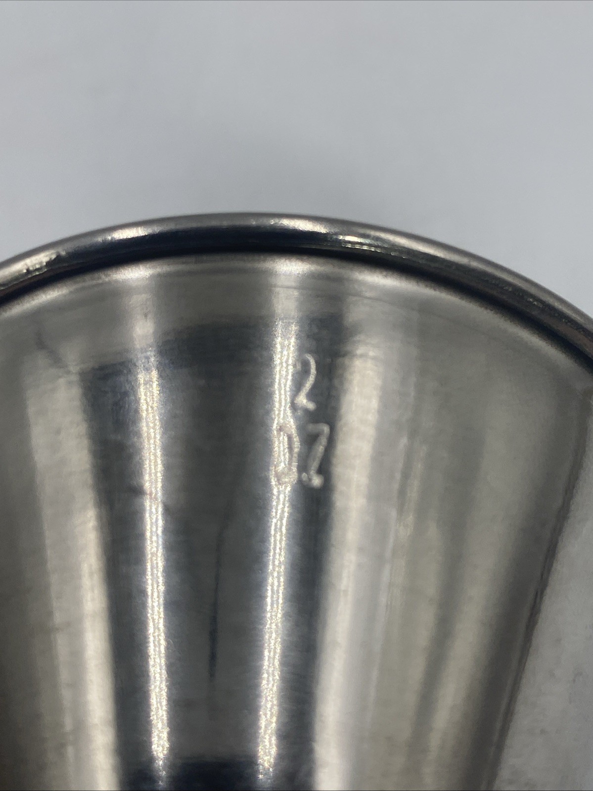 Stainless Measuring JIGGER 1 oz. X 2 oz. Cocktail Bar Shot