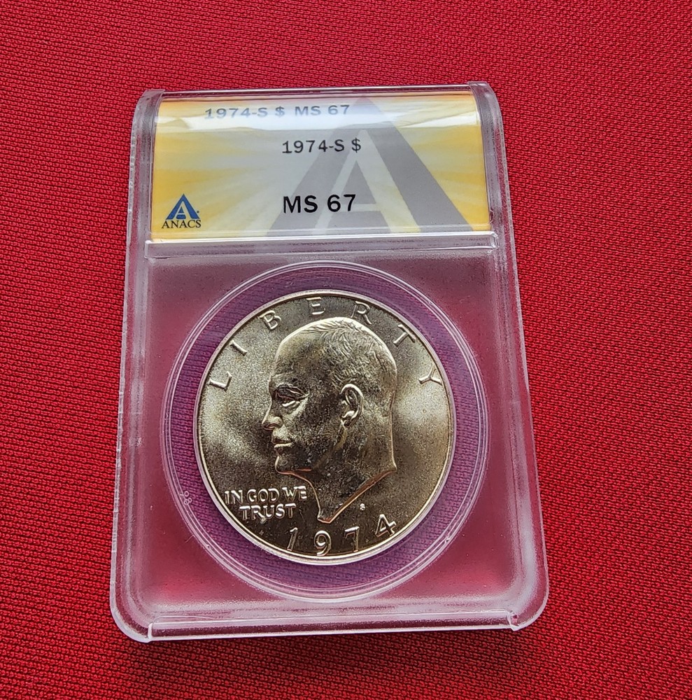 1974 S Ike Silver Dollar MS67 High Grade