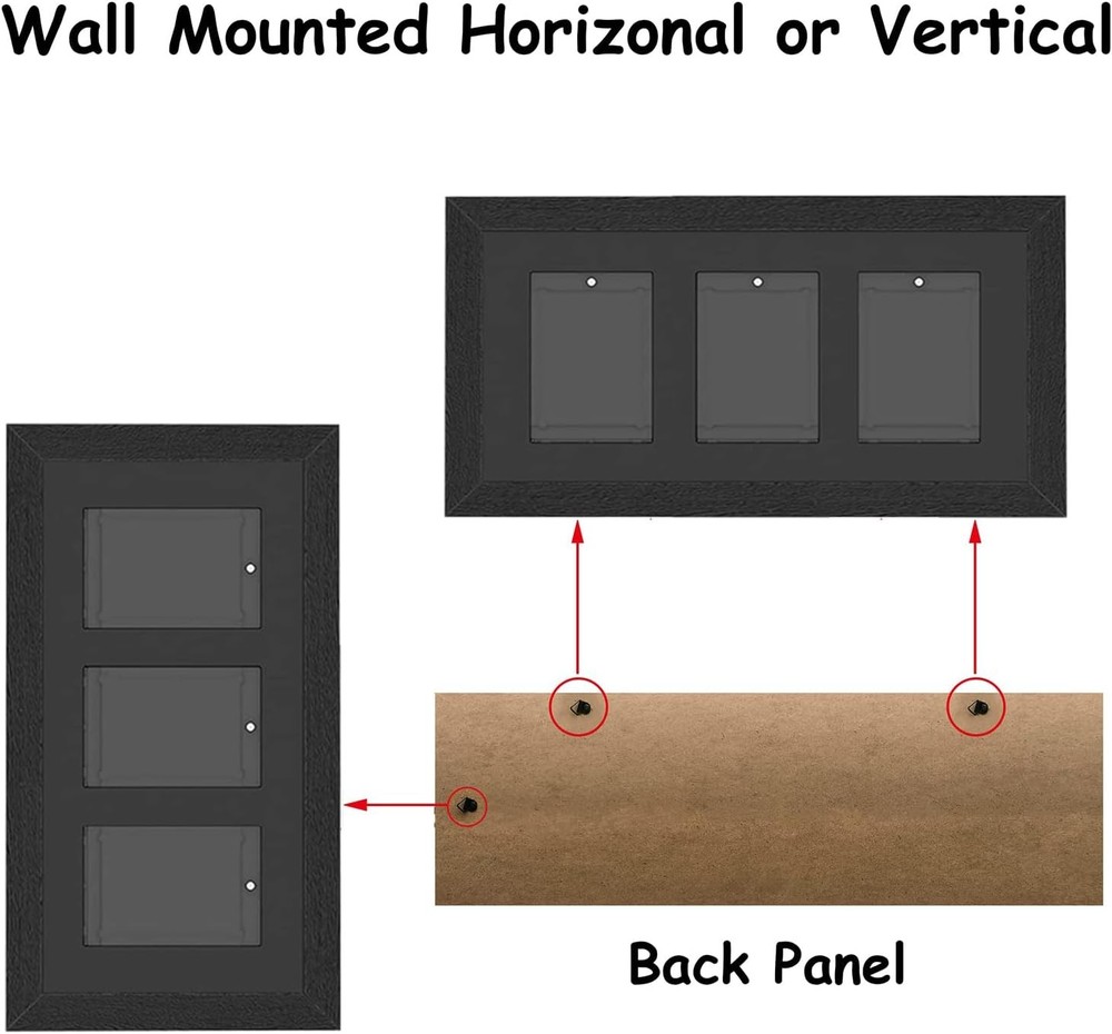 Graded Card Display Frame Wall Mount Compatible PSA CGC TAG Slab Holders