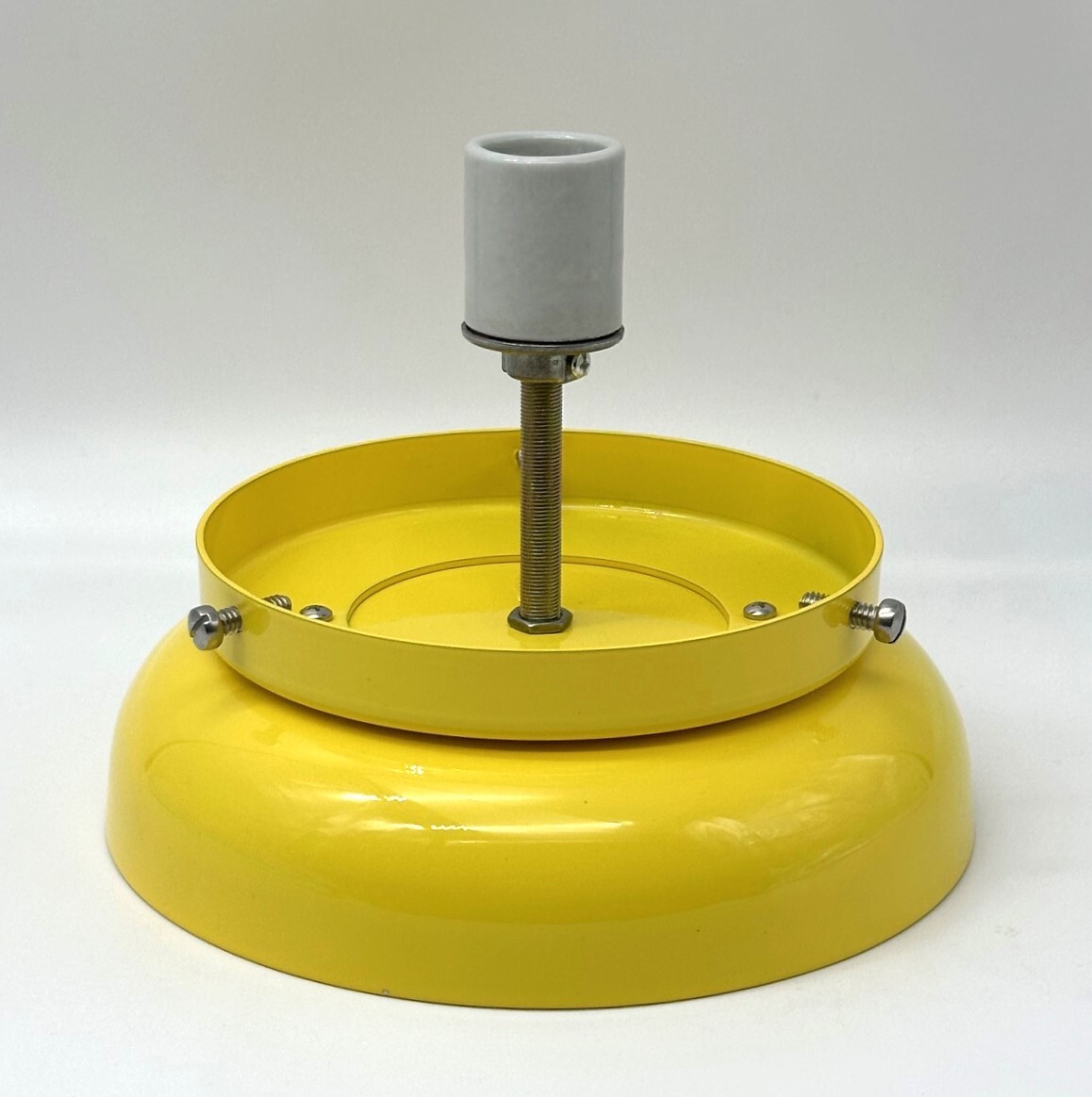 GAS PUMP GLOBE LAMP BASE - 6" BASE W MATCHING COLOR HOLDER - FREE SHIPPING!