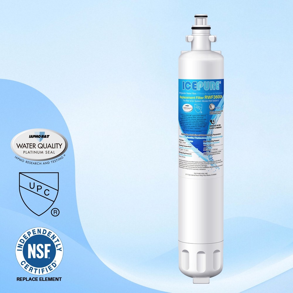 Refrigerator Water Filter Replacement For GE RPWF(𝐍𝐎𝐓 𝐑𝐏𝐖𝐅𝐄), RWF3600A