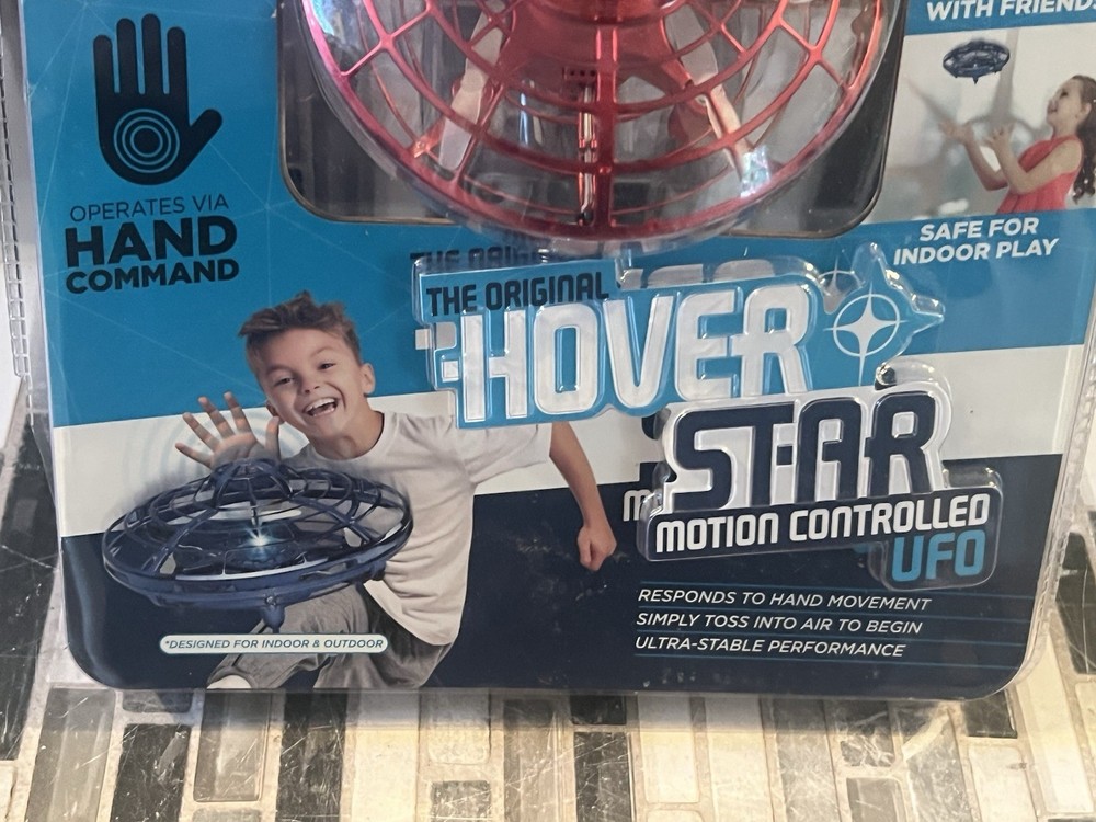 The Original Hover Star Motion Controlled UFO Red Sealed