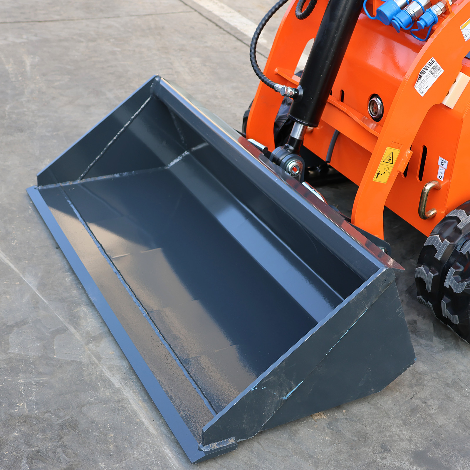 23HP Mini Skid Steer Loader with 3 Attachments, Free Shipping