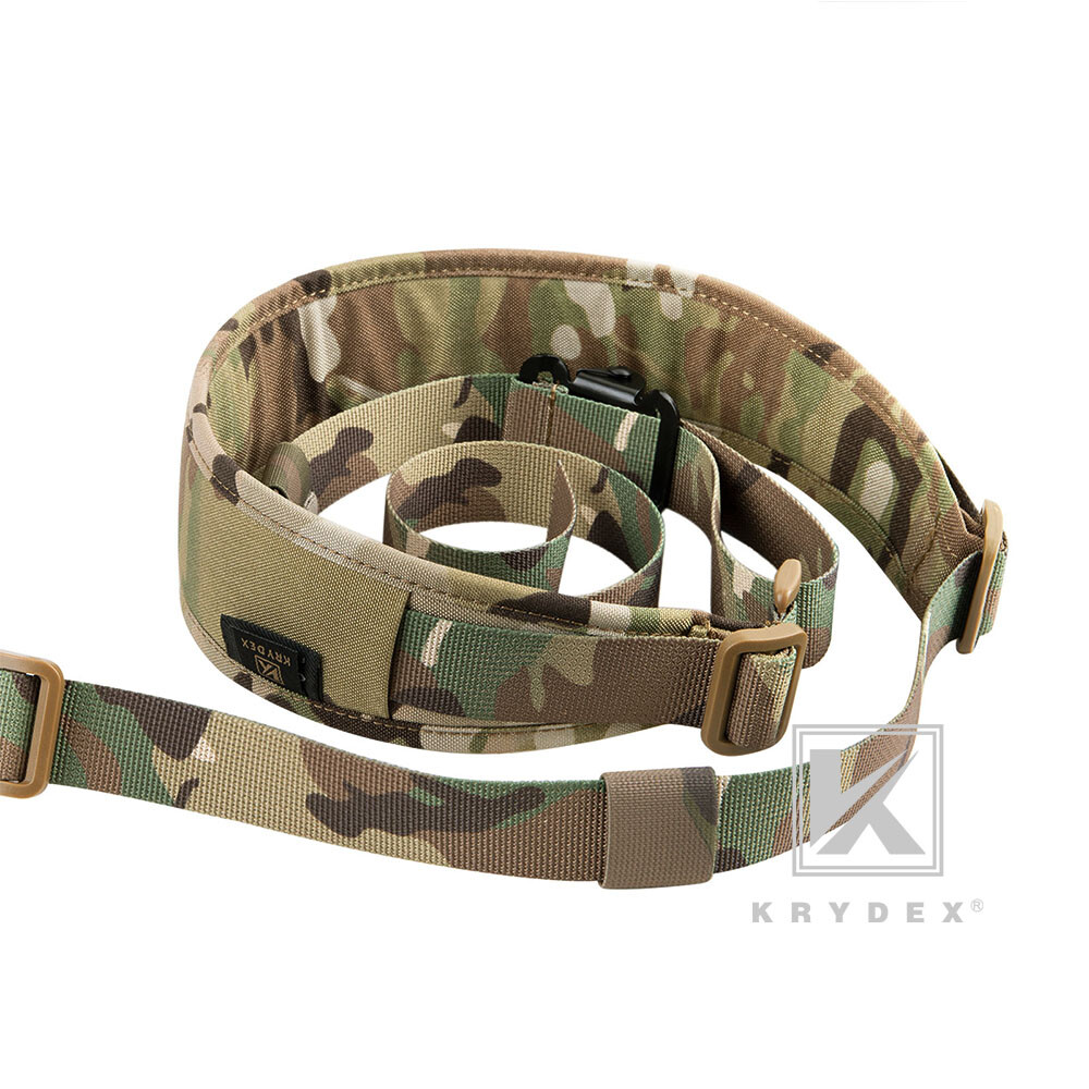 KRYDEX Tactical Sling Modular Slingster Pull Tab Two-Point Sling Adjustable Camo