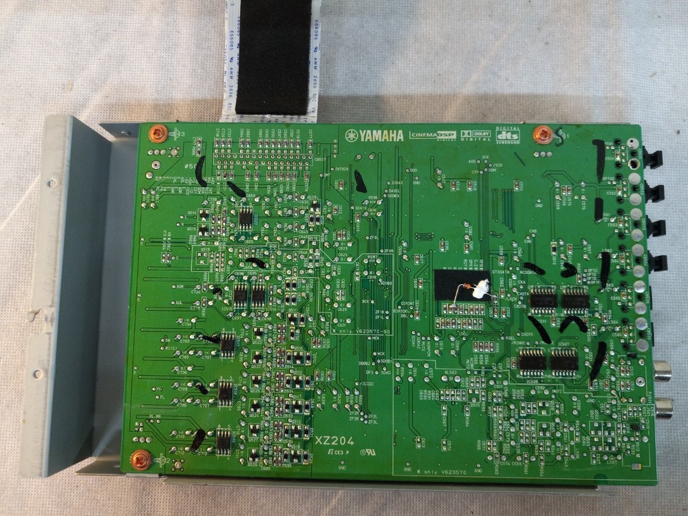 YAMAHA RX-V800 AV Receiver DIGITAL INPUT/OUTPUT PCB