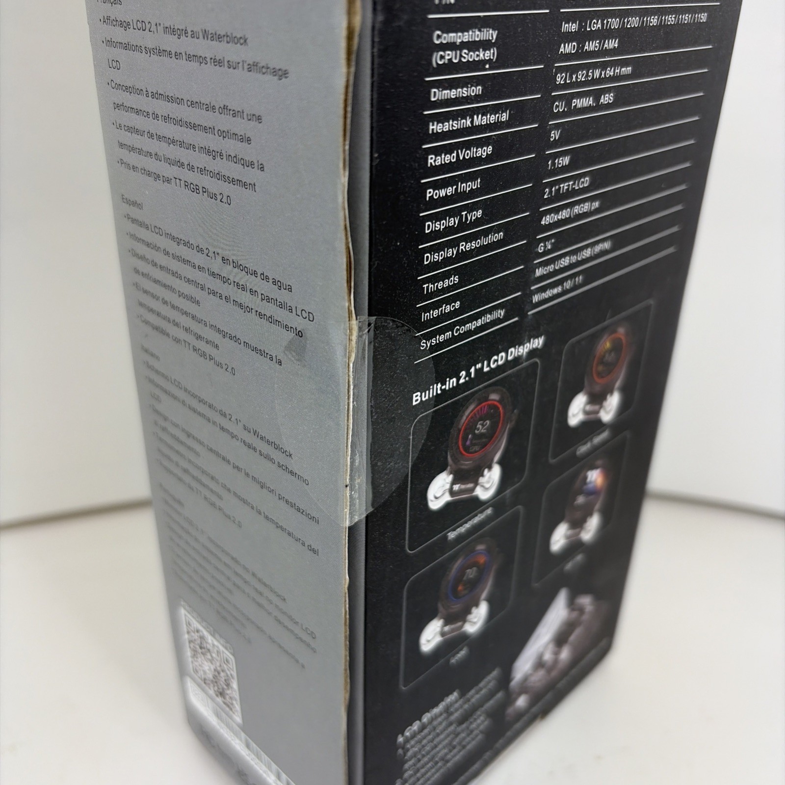 New, Sealed - Thermaltake Pacific MX2 Ultra 2.1 inch LCD Display Water Block