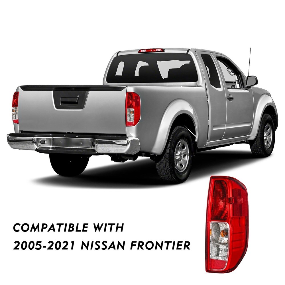 Tail Light Assembly for 2005-2021 Frontier 2009-2012 Equator with Bulbs