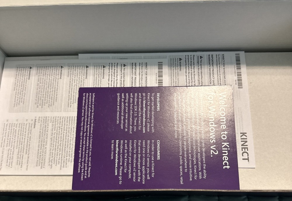 Kinect for Windows V2 (Model 1656) EUC Open Box