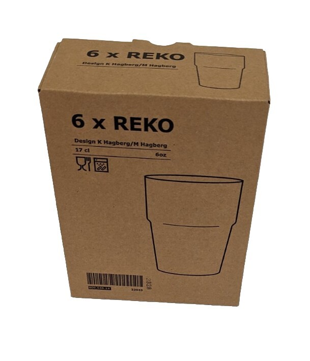Ikea Reko 6 Oz 6 Cup Set
