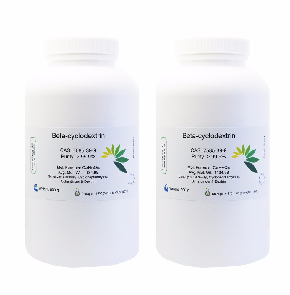 Beta-Cyclodextrin, 1 kg, 99.9+%,Pharmaceutical Grade, COA Provided!