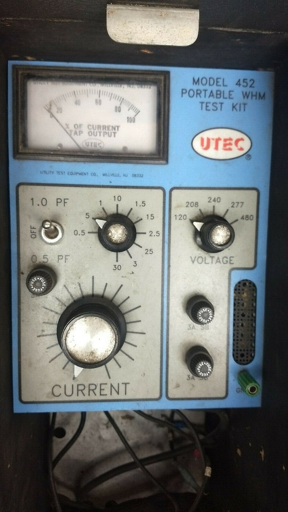 Utec Model 452 Portable WHM Test Kit with Leads and Case (#3)