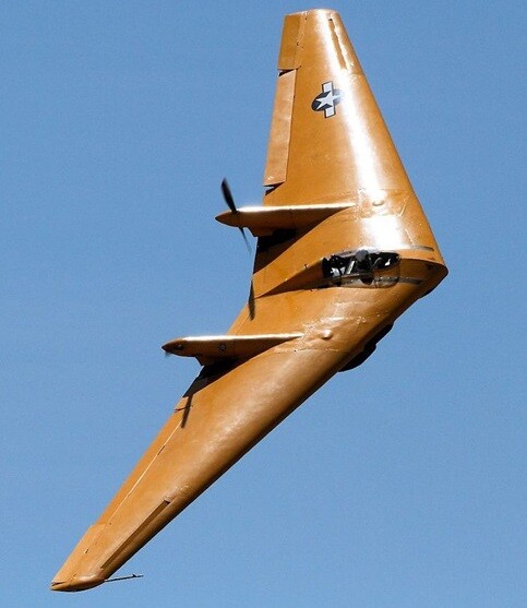 Air Trails FLYING WING PLAN & Patterns for a 55" Span Powered FF Model Airplane
